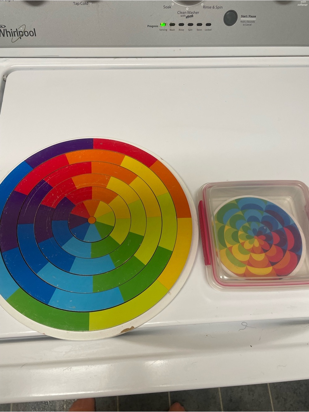 Fun Critical Thinking Multi piece puzzle.  15 cards with patterns on both sides - Picture 2 of 4